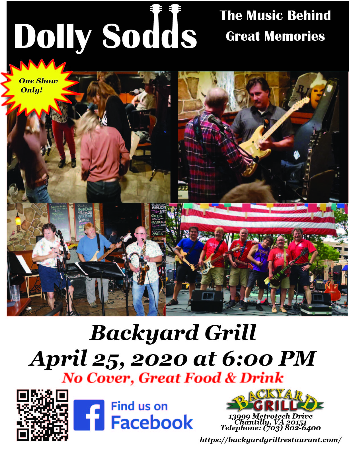 Dolly Sodds at Backyard Grill April 25